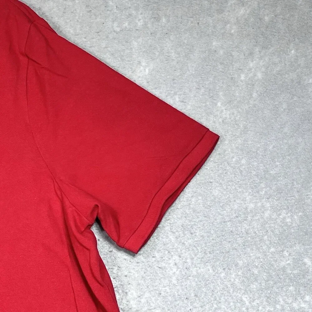 Polo Ralph Lauren Polo Mens XXL Black Red Smooth Cotton Pony Short Sleeve Shirt